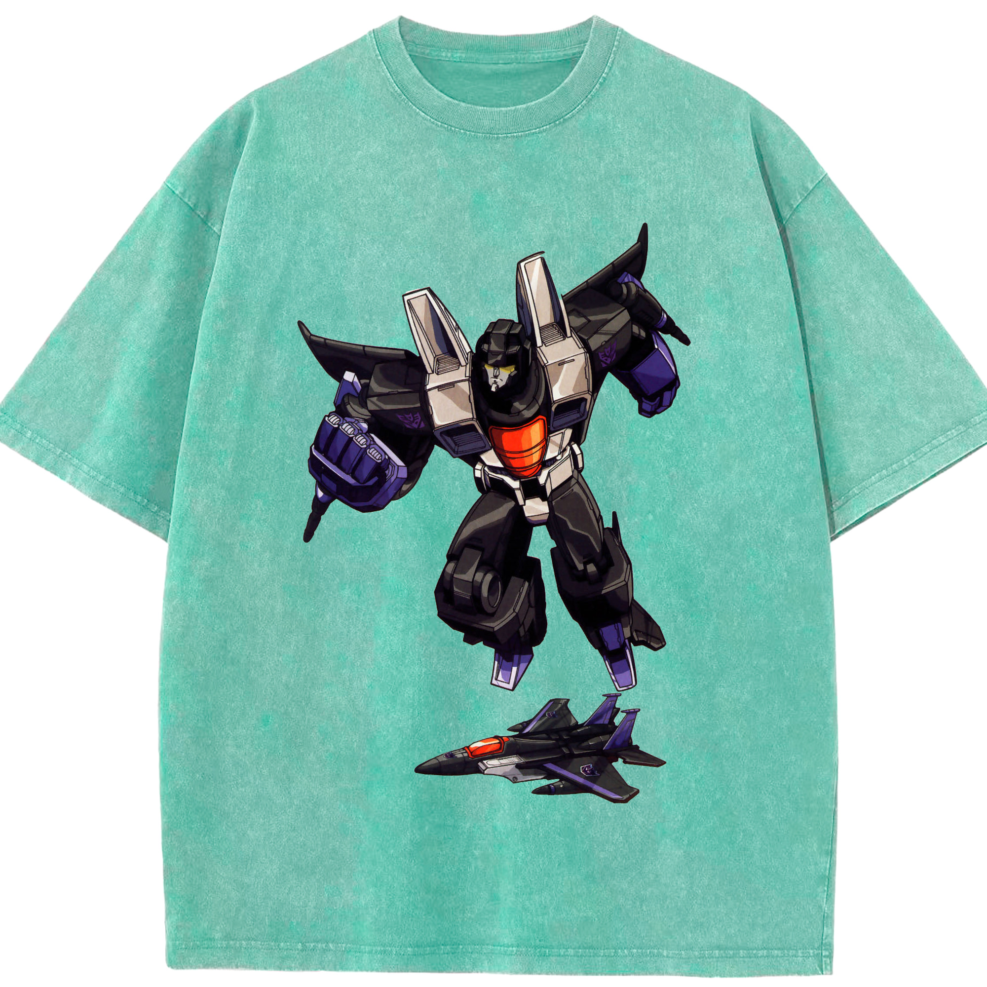 （画像用）  綿100% ヴィンテージ風 半袖Tシャツ（フロントプリント）
